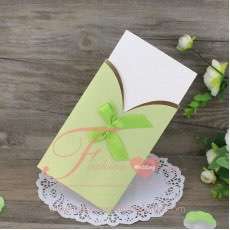 Pocket Wedding Invitations with Satin